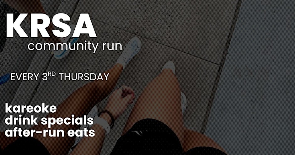 Community Run Club with Keep Runnin' Santa Ana | 4th Street Market Logo