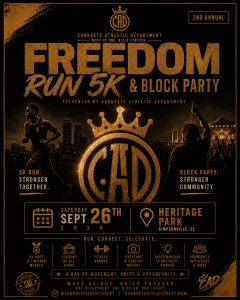 Freedom Run Presented by Conkrete Athletic Department