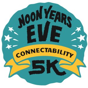 ConnectAbility's Noon New Year's Eve 5k Logo