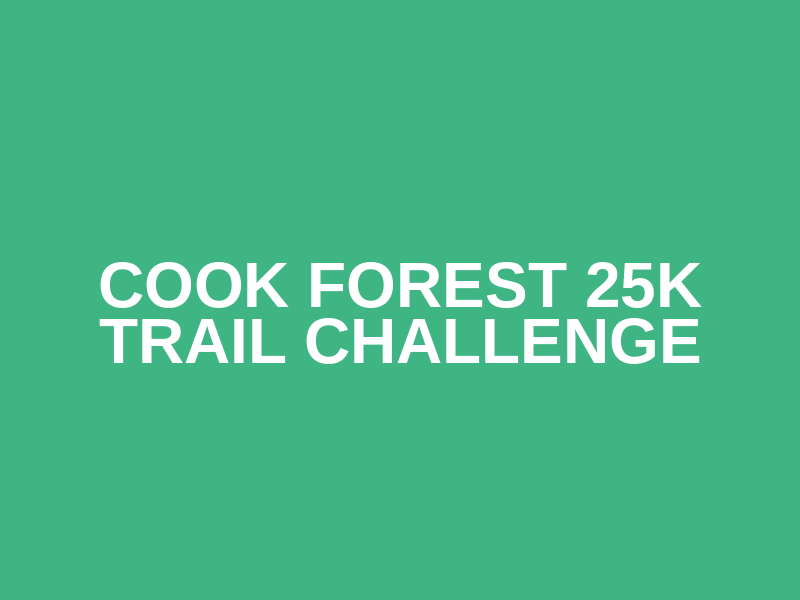 Cook Forest 25k Trail Challenge Logo