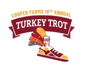 Cooper Farms Turkey Trot 5k Logo
