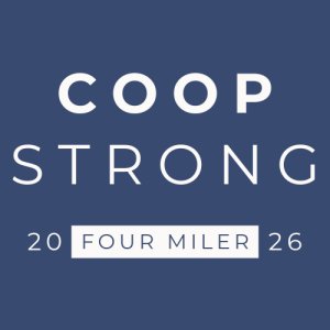 CoopStrong Four Miler Logo