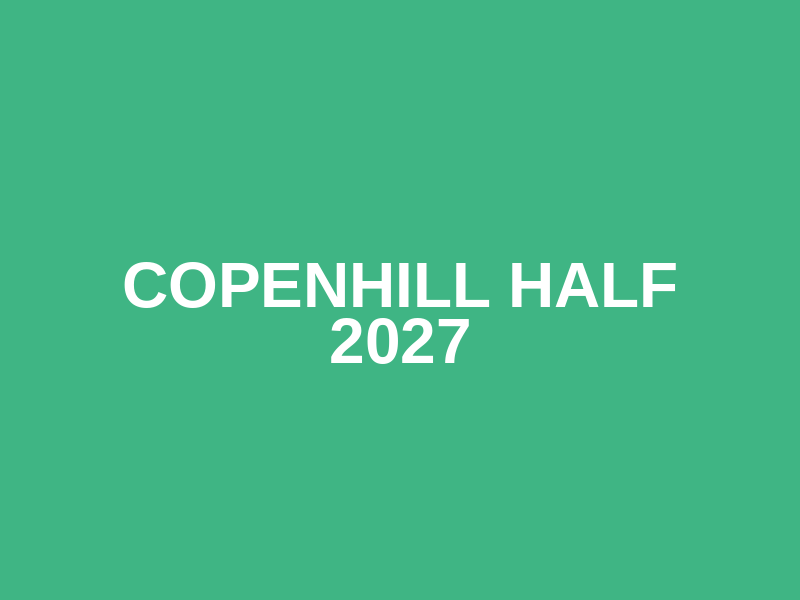 Copenhill Half 2027 Logo