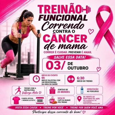 Correndo Contra O Cancer De Mama Logo