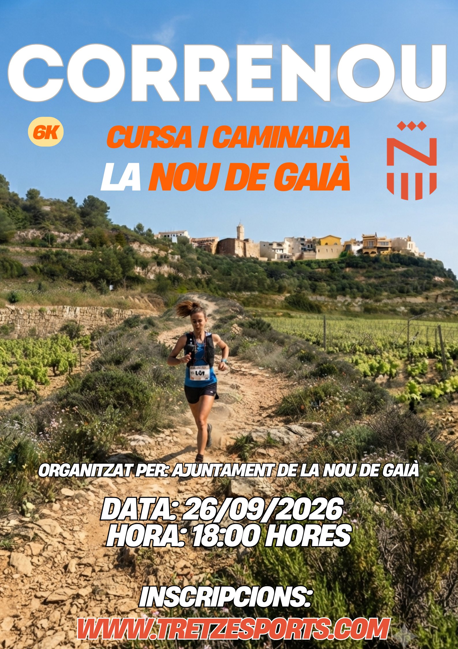 CORRENOU - LA RIERA DE GAIÀ Logo
