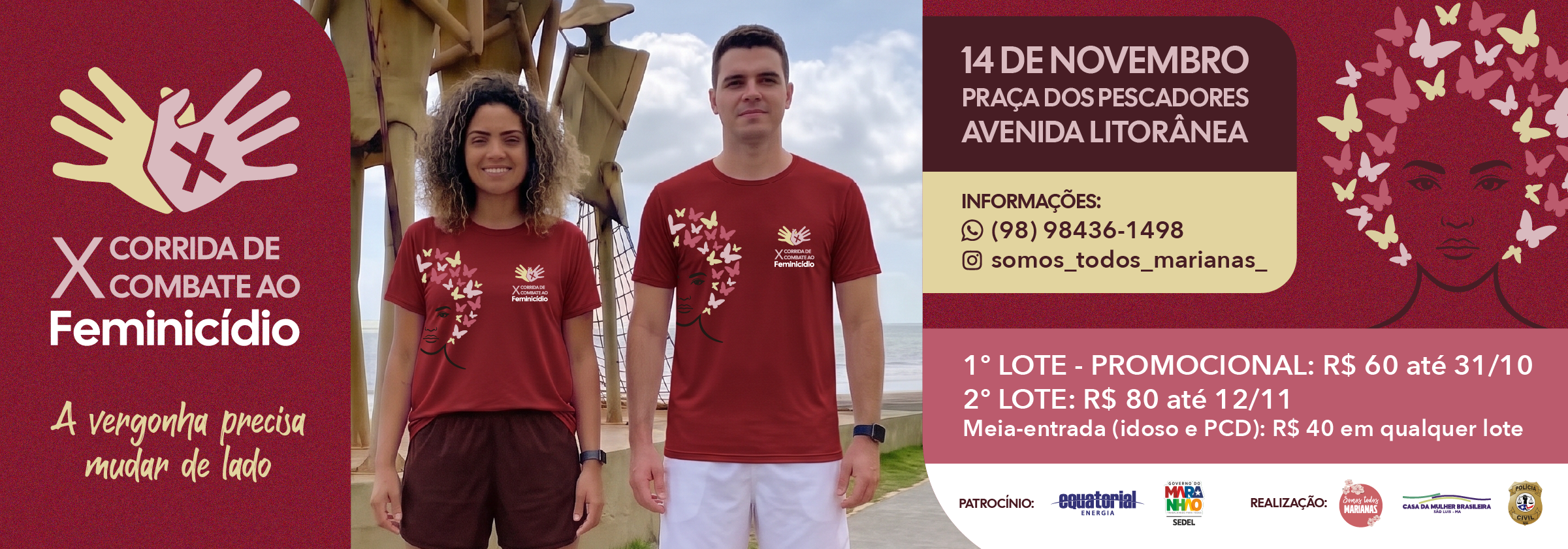 CORRIDA COMBATE AO FEMINICIDIO 2026
