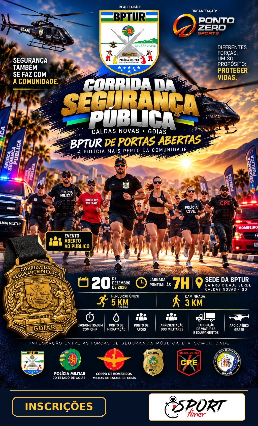 Corrida da Segurança Publica - BPTUR