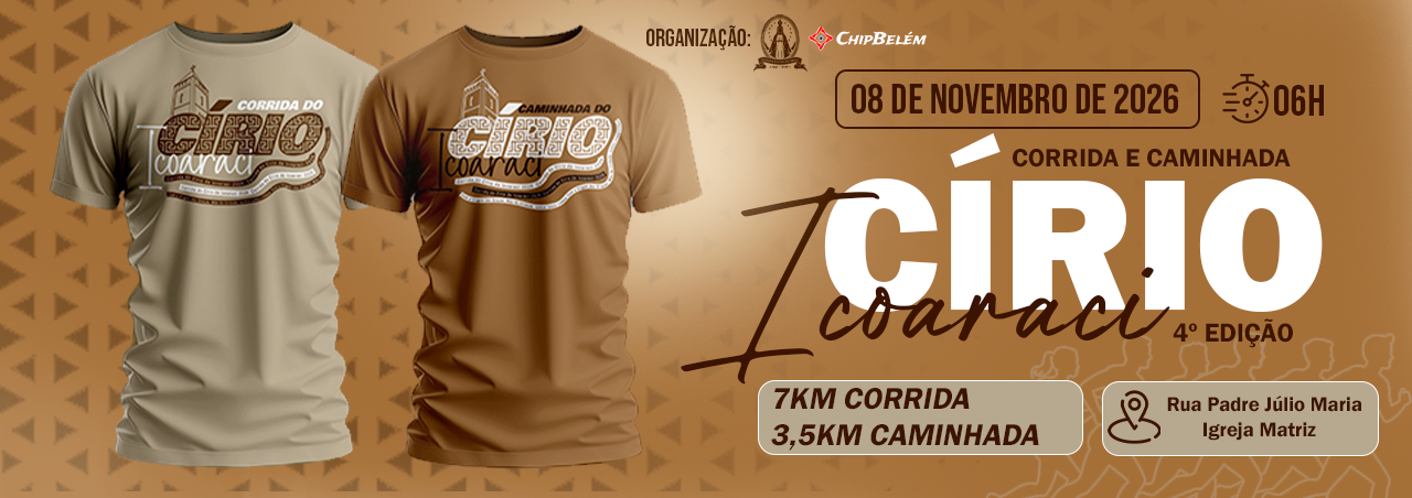 CORRIDA DO CÍRIO DE ICOARACI 2026 Logo