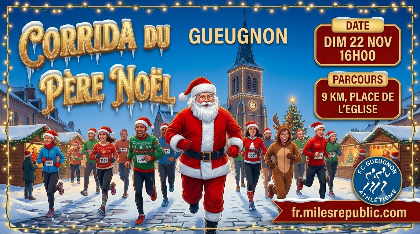 Corrida du Père Noël Logo