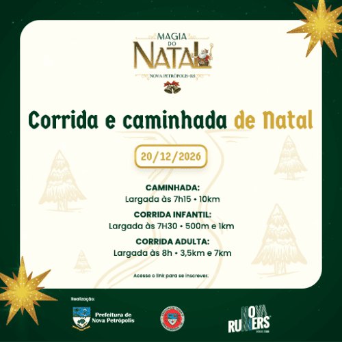 CORRIDA E CAMINHADA DA MAGIA DO NATAL 2026