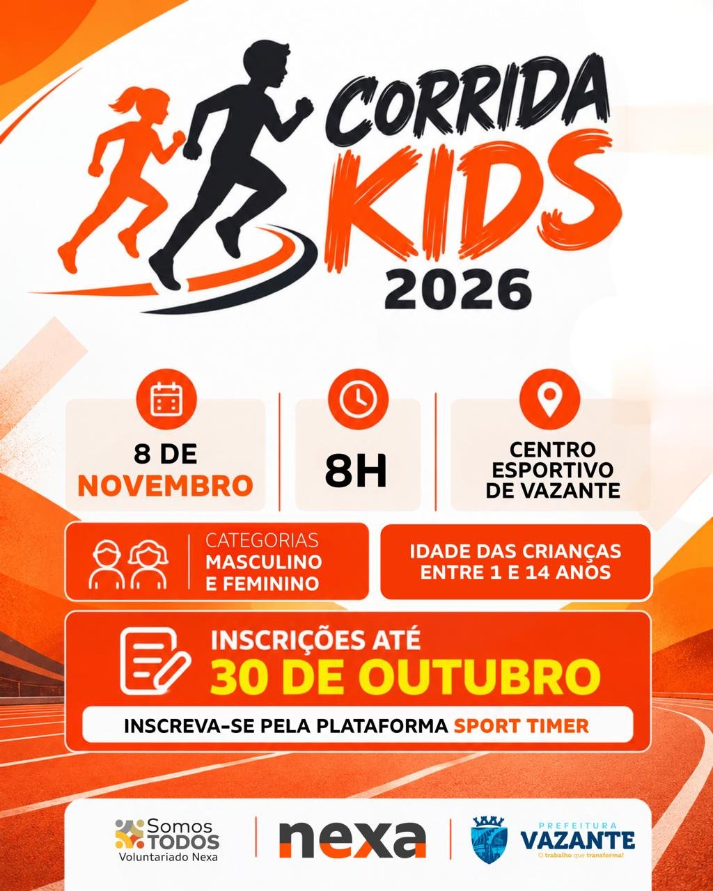 CORRIDA KIDS 2026 - VAZANTE MG