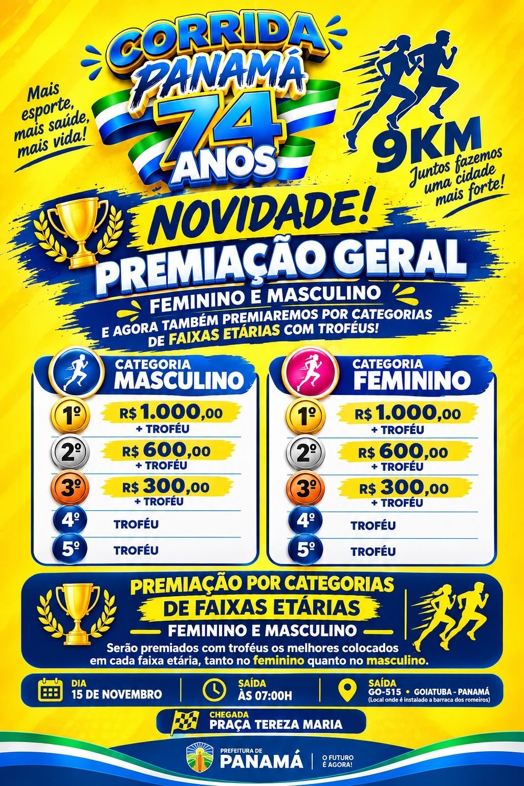 CORRIDA PANAMÁ 74 ANOS