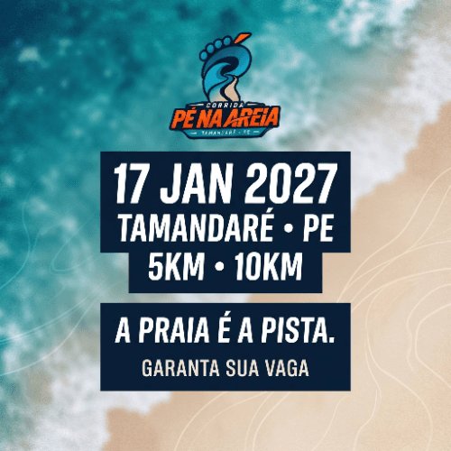 CORRIDA PÉ NA AREIA - TAMANDARÉ-PE