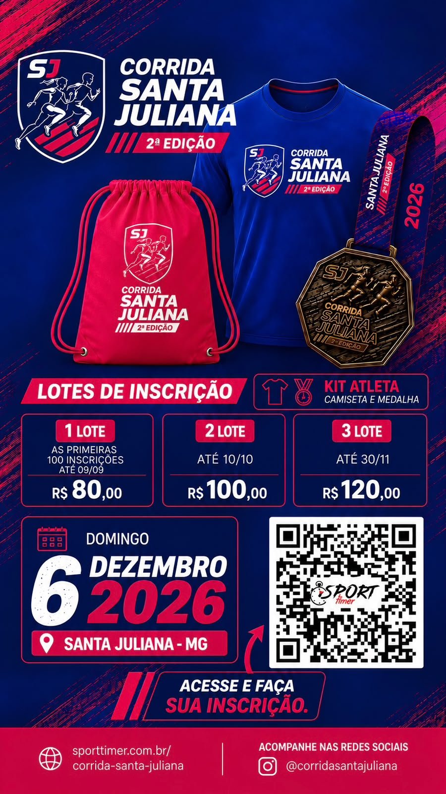 CORRIDA SANTA JULIANA 2ª  EDIÇÃO