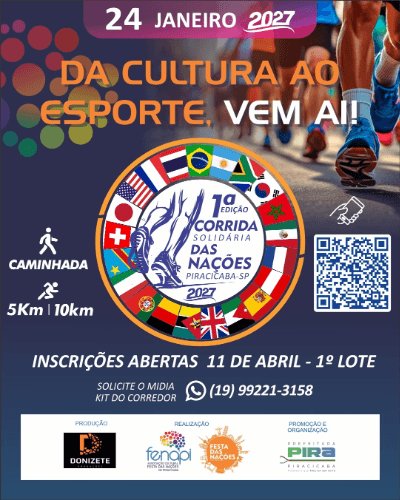 CORRIDA SOLIDÁRIA DAS NAÇÕES PIRACICABA - 2026