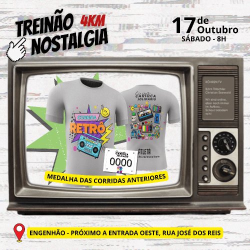 CORRIDA (TREINÃO) 4KM NOSTALGIA Logo