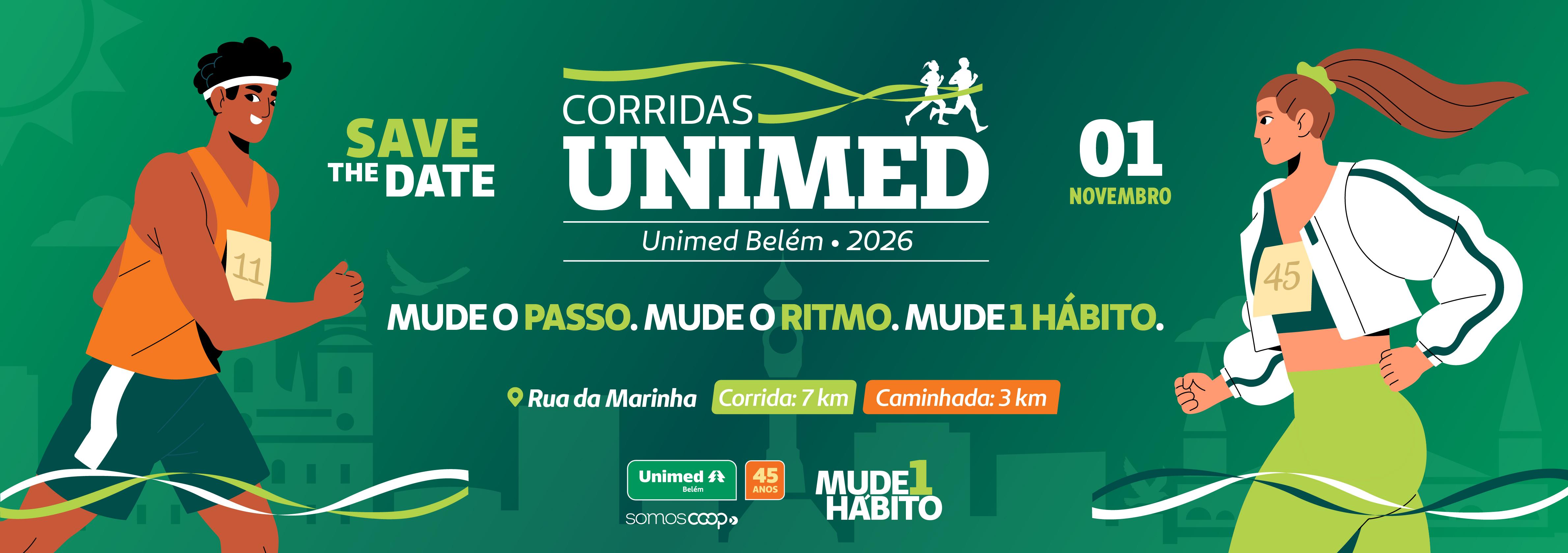 CORRIDA UNIMED BELÉM 2026 Logo