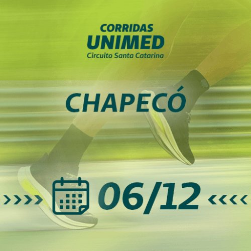 CORRIDAS UNIMED CIRCUITO SC - 2026 - ETAPA CHAPECÓ