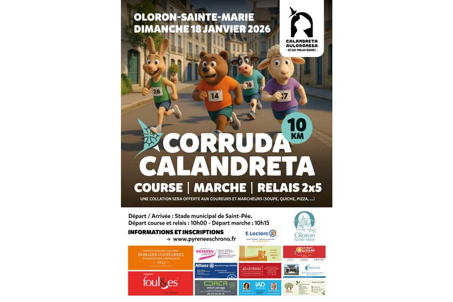 Corruda Calandreta les 10 km d'Oloron Sainte-marie
