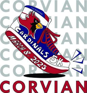 Corvian Cardinals 5K Logo