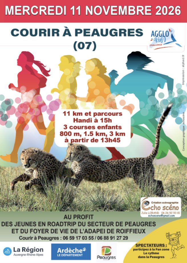 Courir à Peaugres