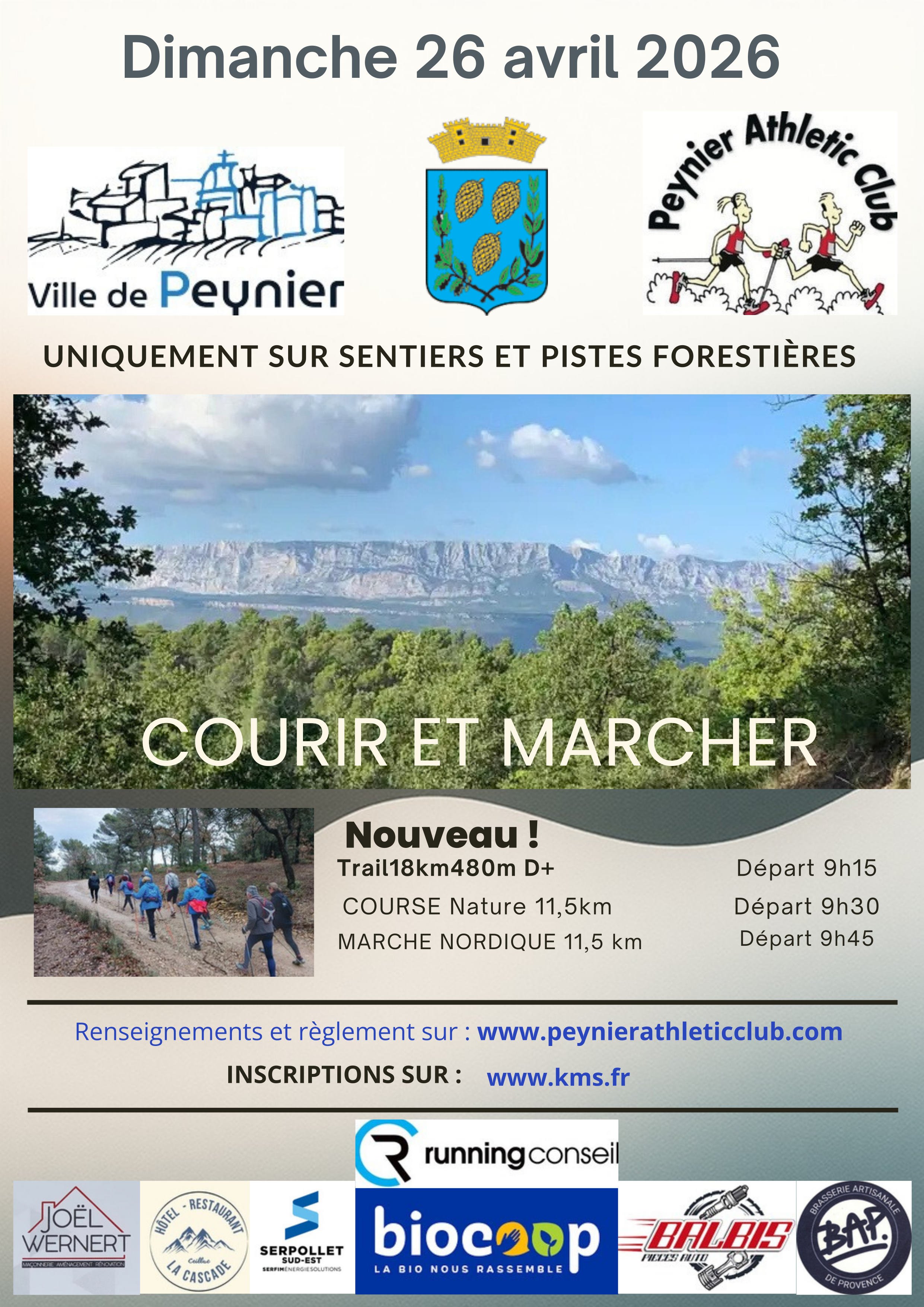 COURIR ET MARCHER A PEYNIER