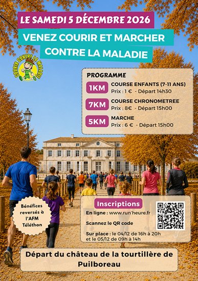 COURIR ET MARCHER CONTRE LA MALADIE