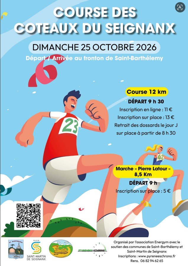 Course des côteaux du seignanx Logo