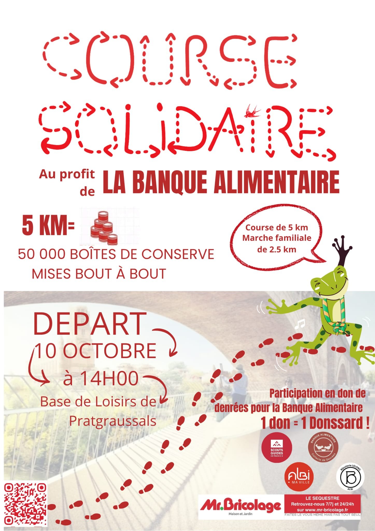 Course solidaire Banque alimentaire