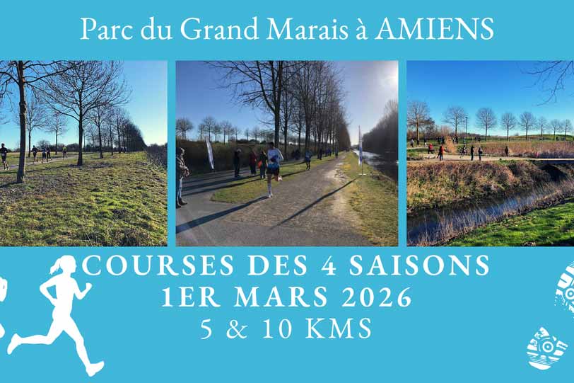 Courses des 4 Saisons du Printemps d'Amiens Metropole Logo