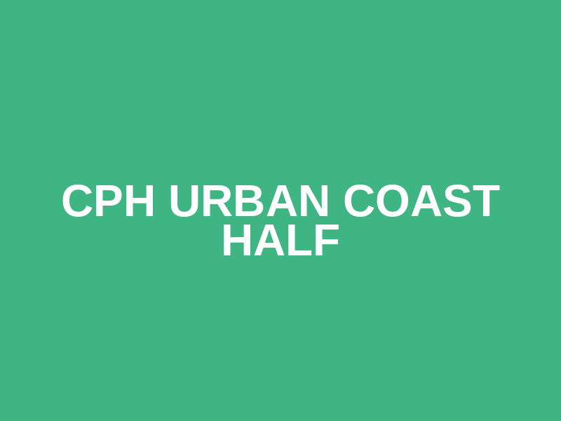Cph Urban Coast Half