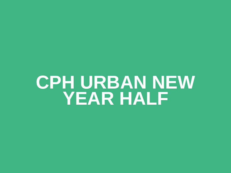 CPH URBAN NEW YEAR HALF Logo