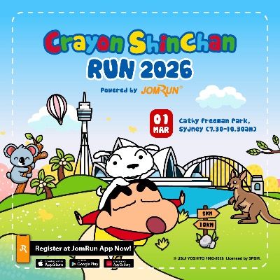 Crayon Shinchan Run 2026 Powered By JomRun® – Australia!