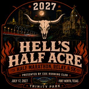 CRC Hell's Half Acre Half Marathon & 5K Logo