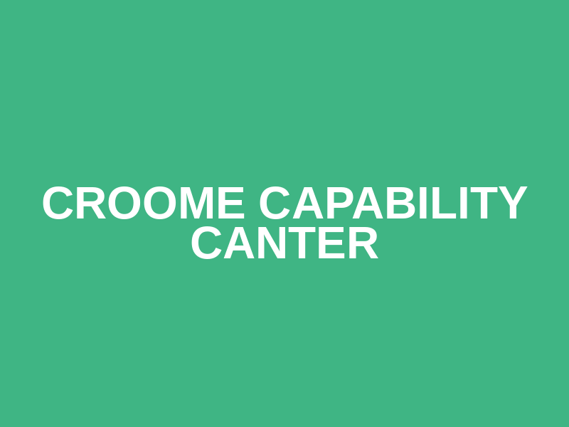 Croome Capability Canter Logo