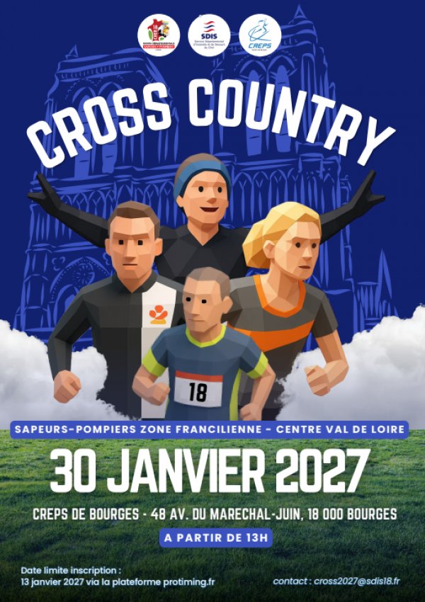Cross-Country des Sapeurs-Pompiers de la zone sportive Francilienne – Centre Val de Loire