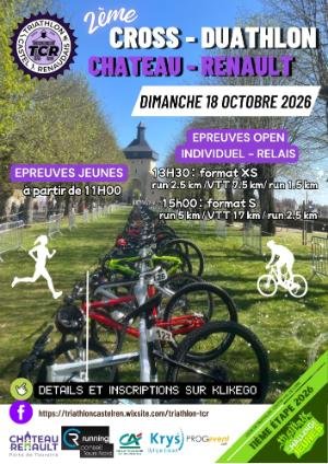 Cross-duathlon de Chateau-Renault Logo