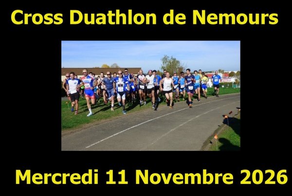 Cross Duathlon de Nemours Logo