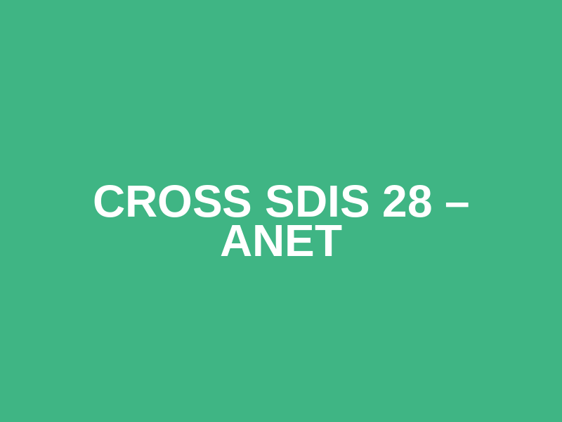 Cross SDIS 28 – Anet Logo