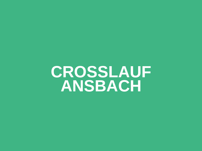 Crosslauf Ansbach