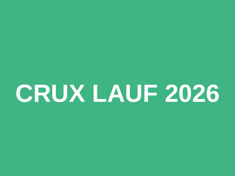 CRUX Lauf 2026 Logo