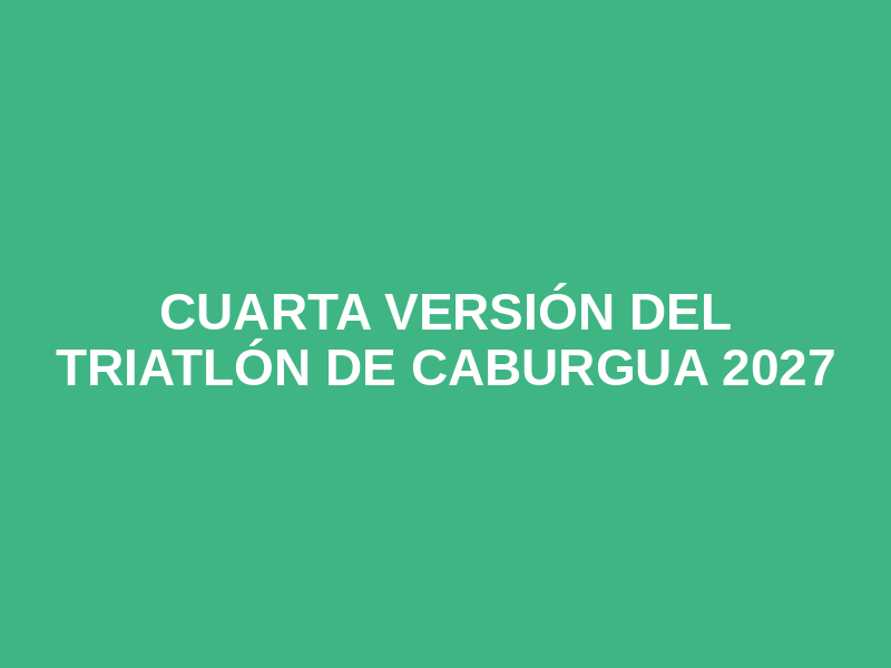 Cuarta Versión del Triatlón de Caburgua 2027 Logo