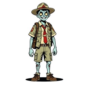 Cub Scout Pack 3254 Twilight Zombie Trail 5k & Monster Dash Logo