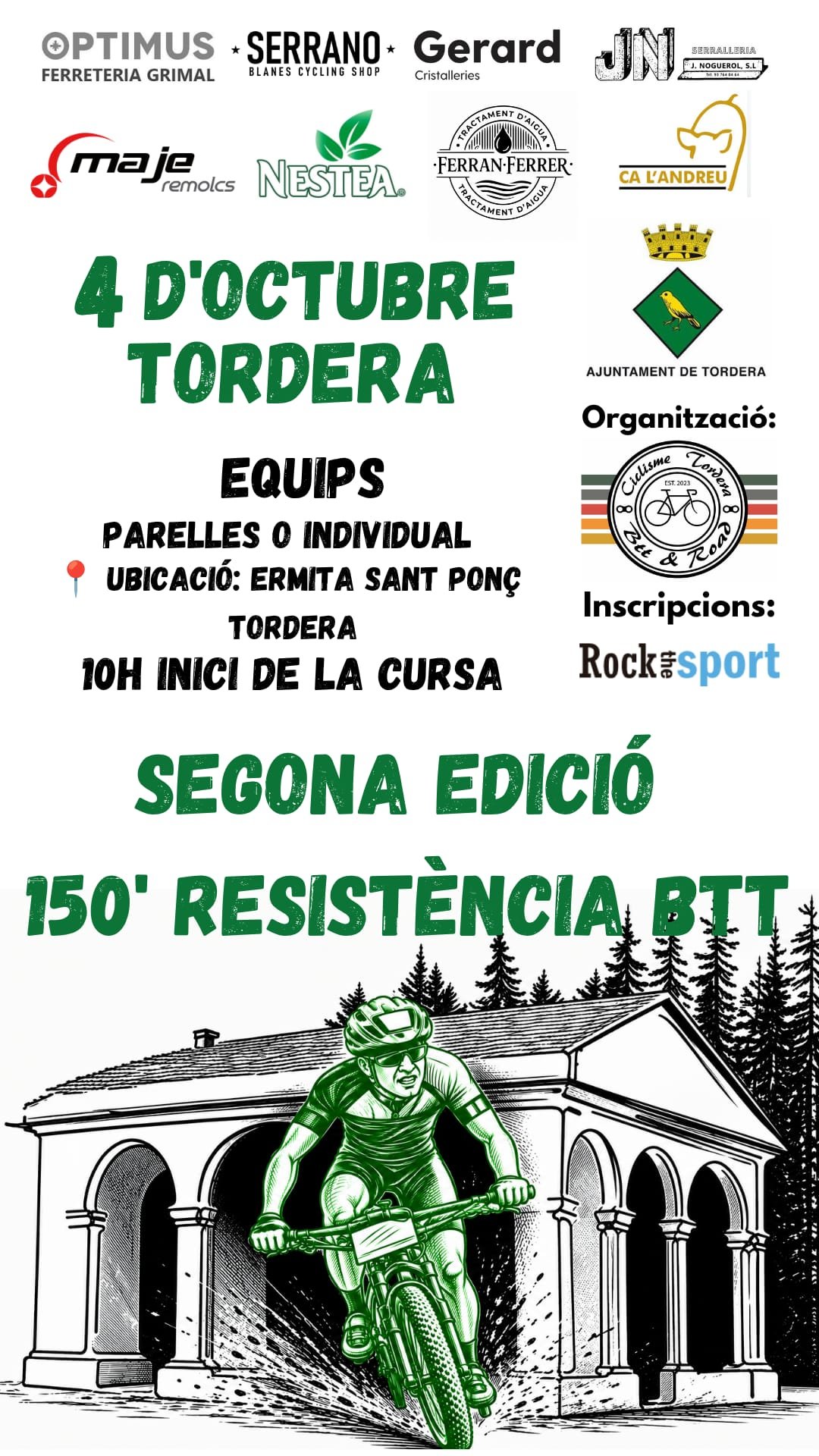 Cursa 150’ de Resistència BTT Tordera 2026