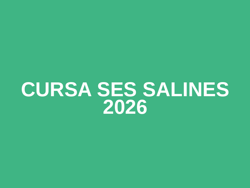 Cursa Ses Salines 2026