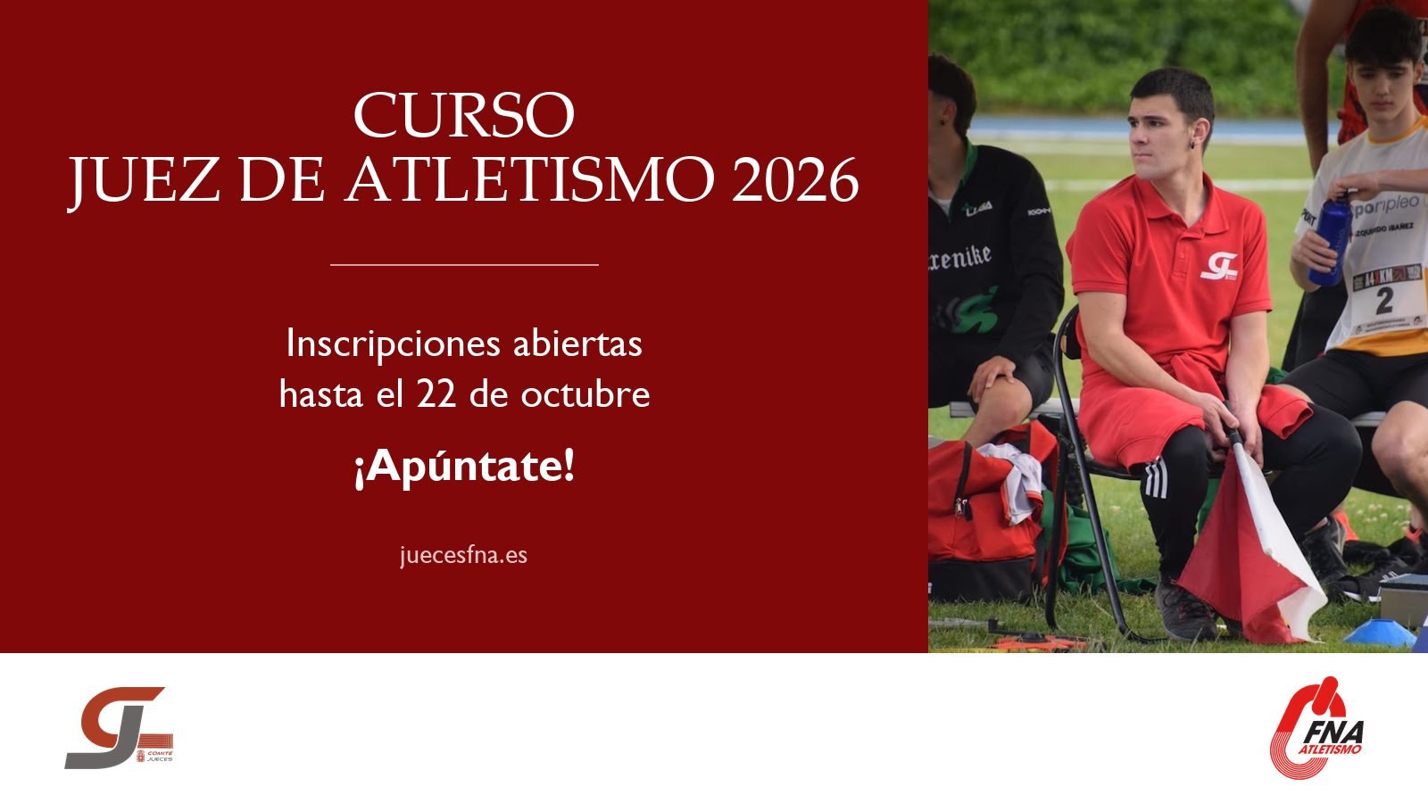 Curso de Juez Atletismo Nivel 1 FNA 2026 Logo
