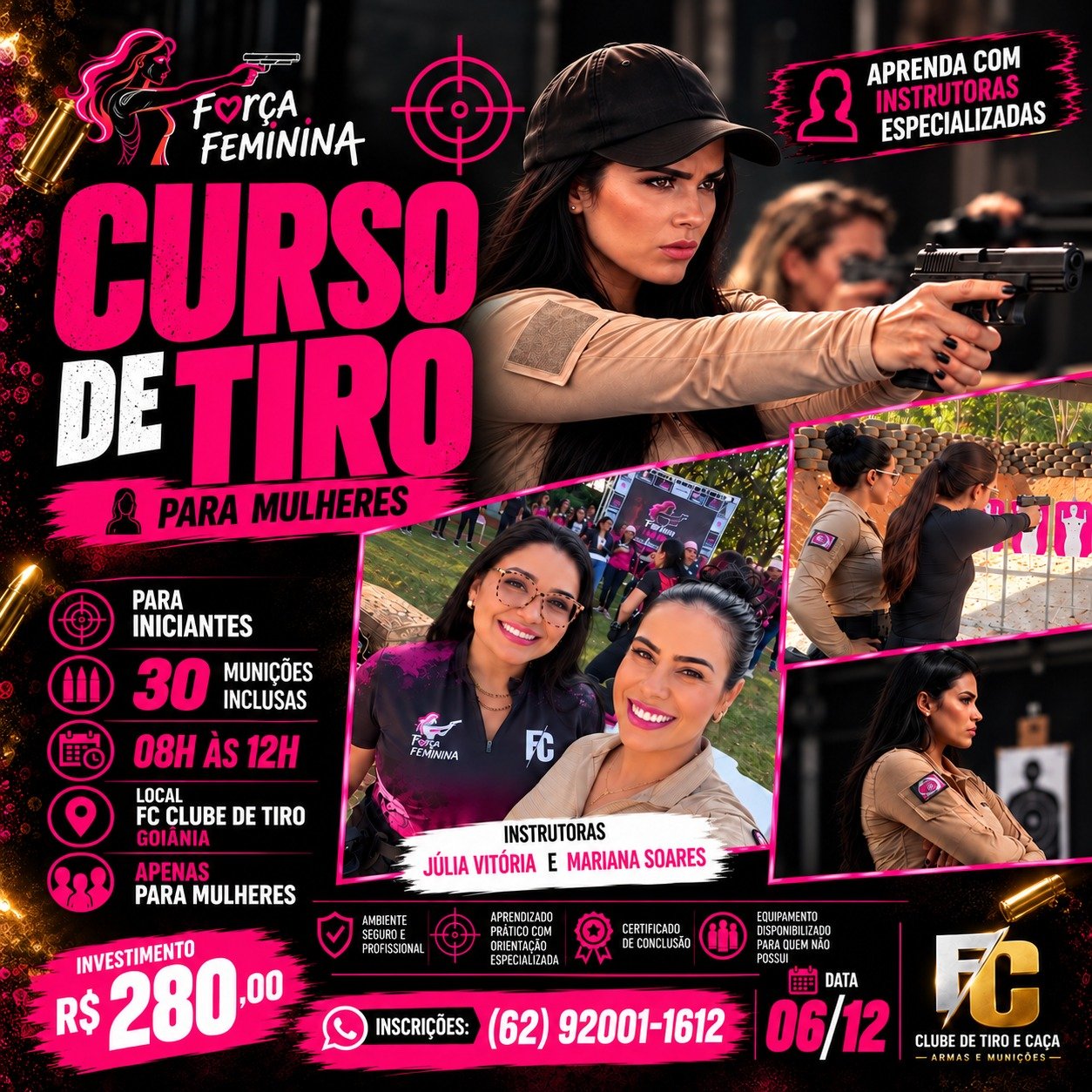 Curso de Tiro - Para Mulheres