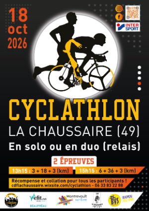 Cyclathlon de La Chaussaire 2026 Logo