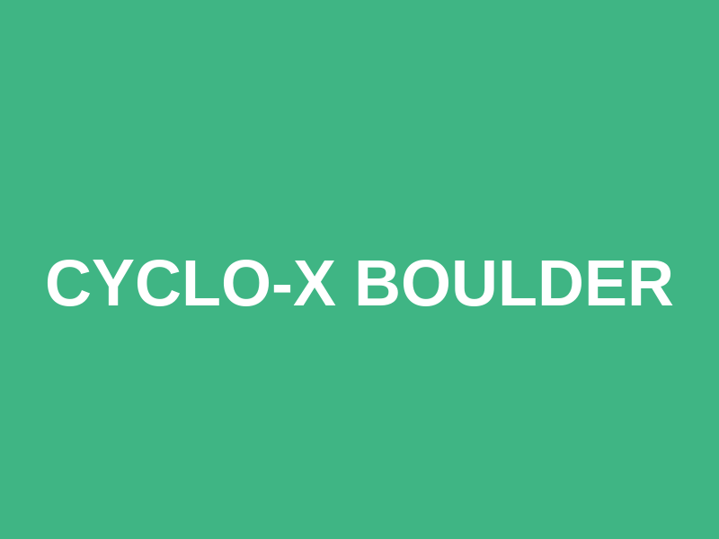 CYCLO-X Boulder Logo