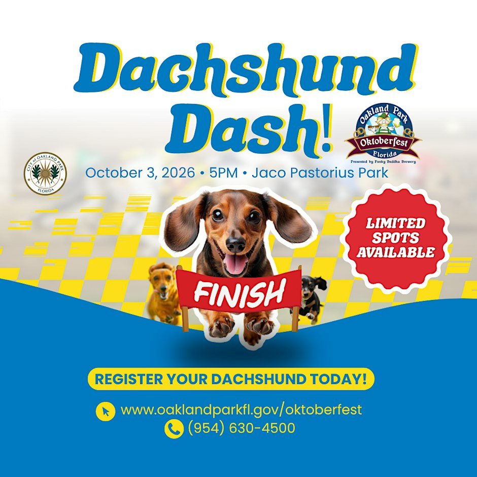 Dachshund Dash at Oakland Park Oktoberfest